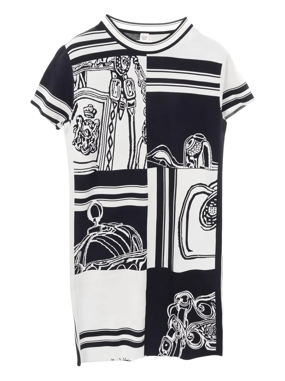 Hermès Pre-Owned  En Desordre Finesse knit dress | White | Image 1