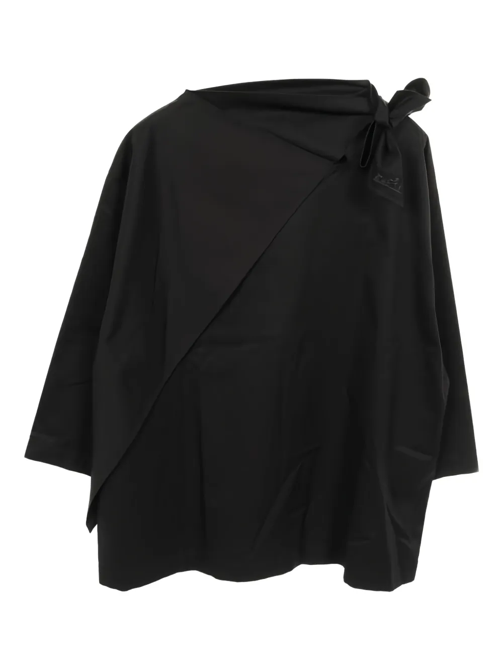 Hermès Pre-Owned blusa con nudo | negro | Image 1
