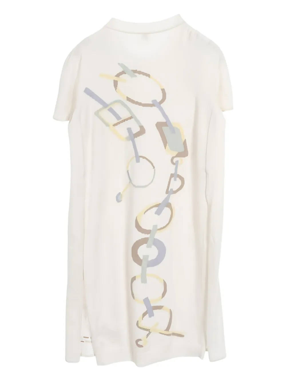 Hermès Pre-Owned Do Re Boucles twill dress | White | Image 1