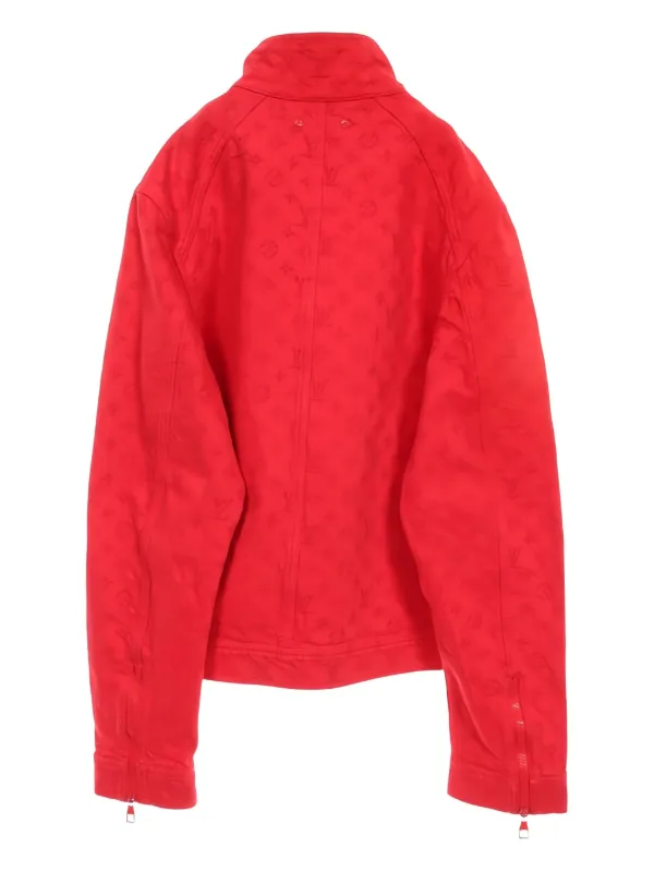 Louis Vuitton Pre-Owned Chamarra Con Monograma y Cierre Rojo - Main Image