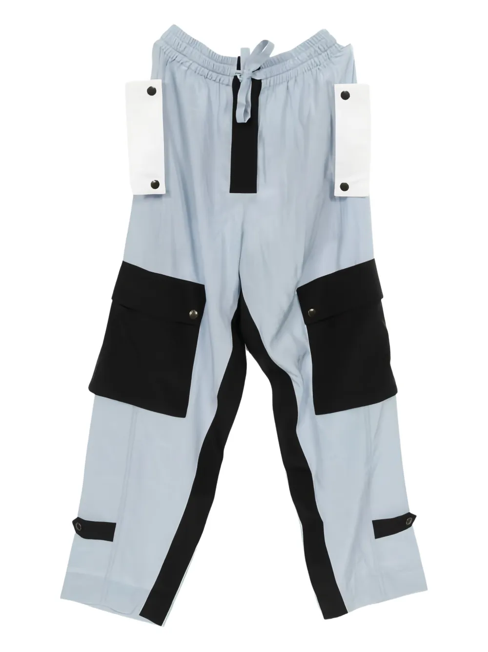 Louis Vuitton Pre-Owned panelled cargo pants | Blue | Image 1