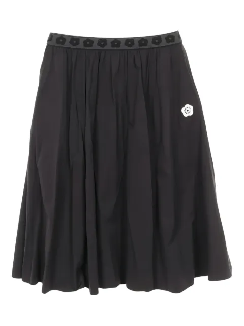Kenzo flower-waistband midi skirt