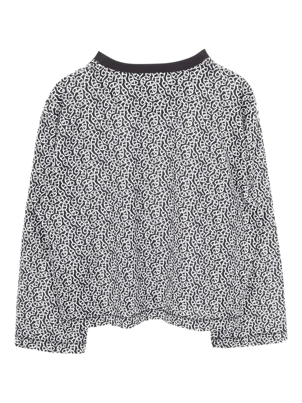 Hermès Pre-Owned playera con cuello redondo y cadena estampada | Image 2