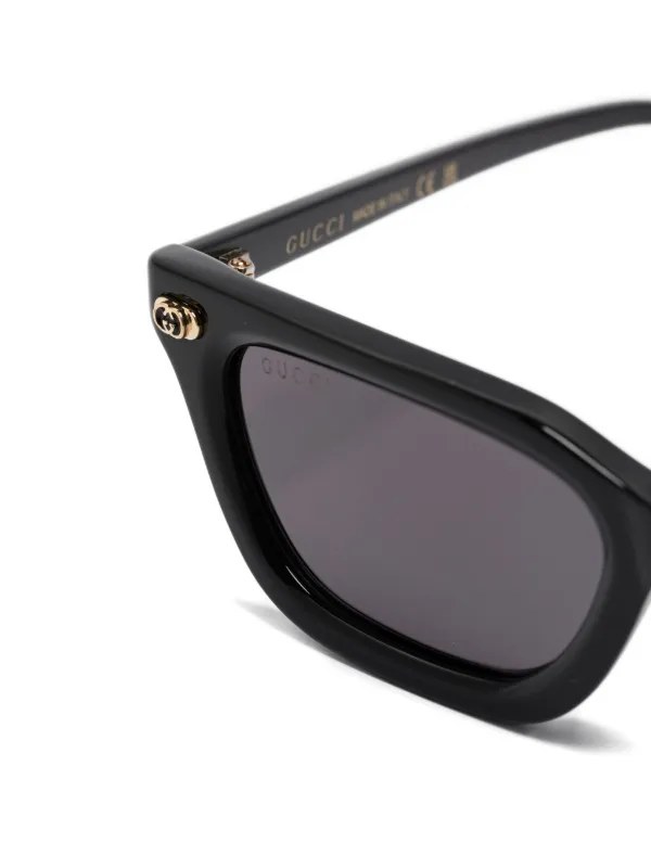 小物 GUCCI Sunglasses Interlocking G Black Gucci Eyewear Interlocking G Sunglasses | Black | FARFETCH JO