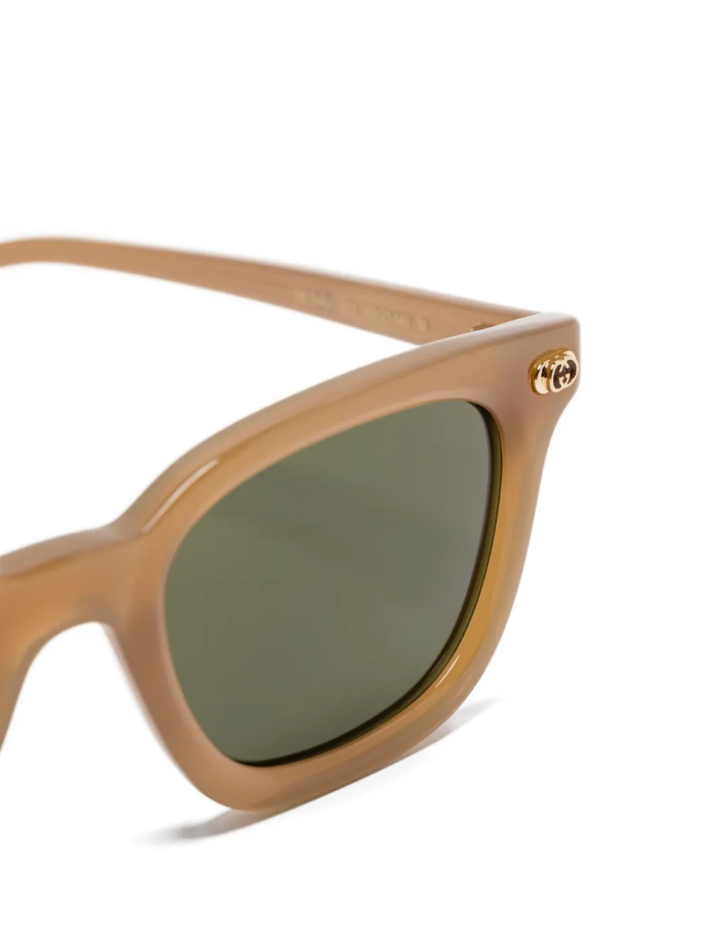 Gucci Eyewear Interlocking G zonnebril Bruin