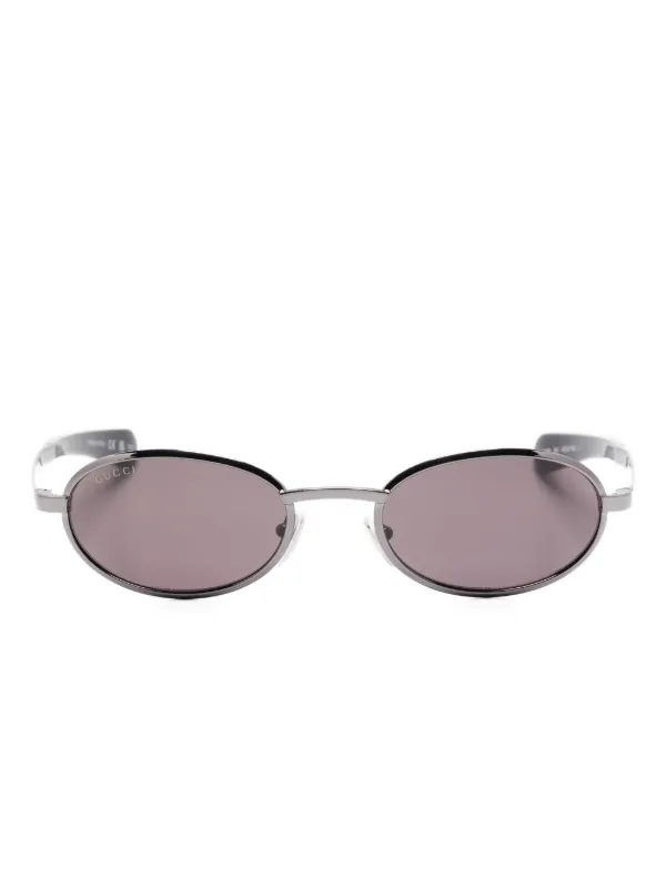 Gucci Eyewear オーバルフレーム サングラス | FARFETCH JP Gucci Eyewear オーバルフレーム サングラス | FARFETCH JP