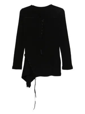 FETICO BOUCLÉ Lace Cardigan | Black | FARFETCH CA
