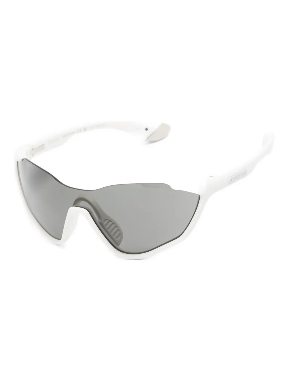 Gucci Eyewear shield-frame sunglasses - Wit