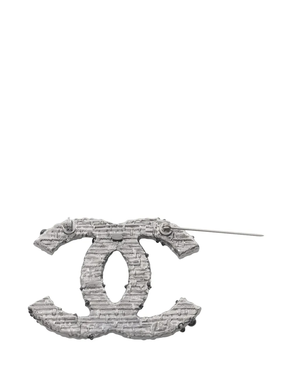 CHANEL Pre-Owned 1986-1988 Coco Mark rhinestone brooch | Image 2