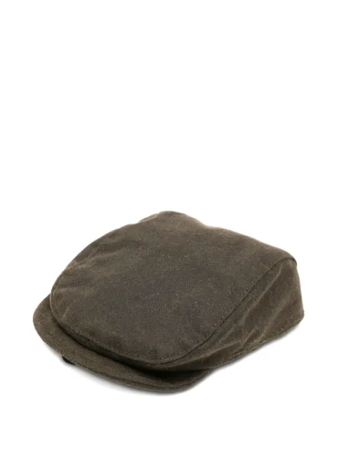 Barbour logo-plaque cotton beret