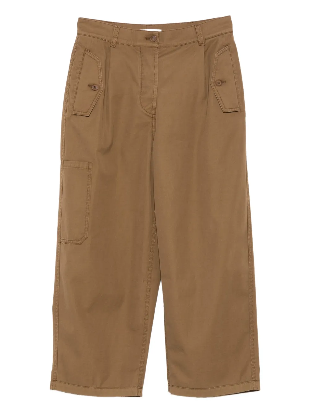 The Row cropped trousers | Brown | Image 1
