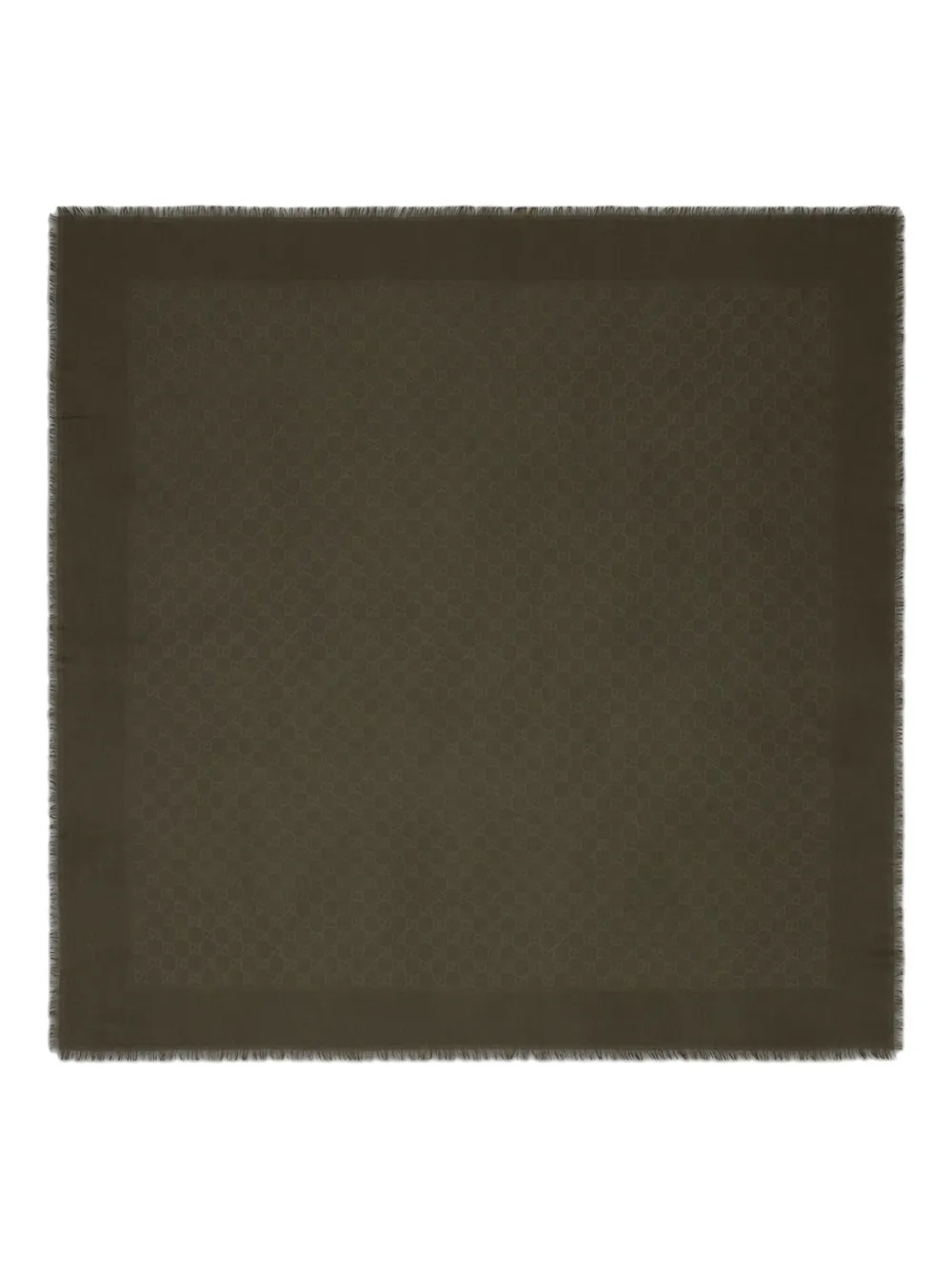 Gucci silk-blend scarf - Groen