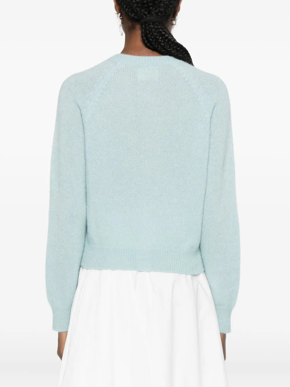 Doen Petra Long-sleeve Cardigan In Blue