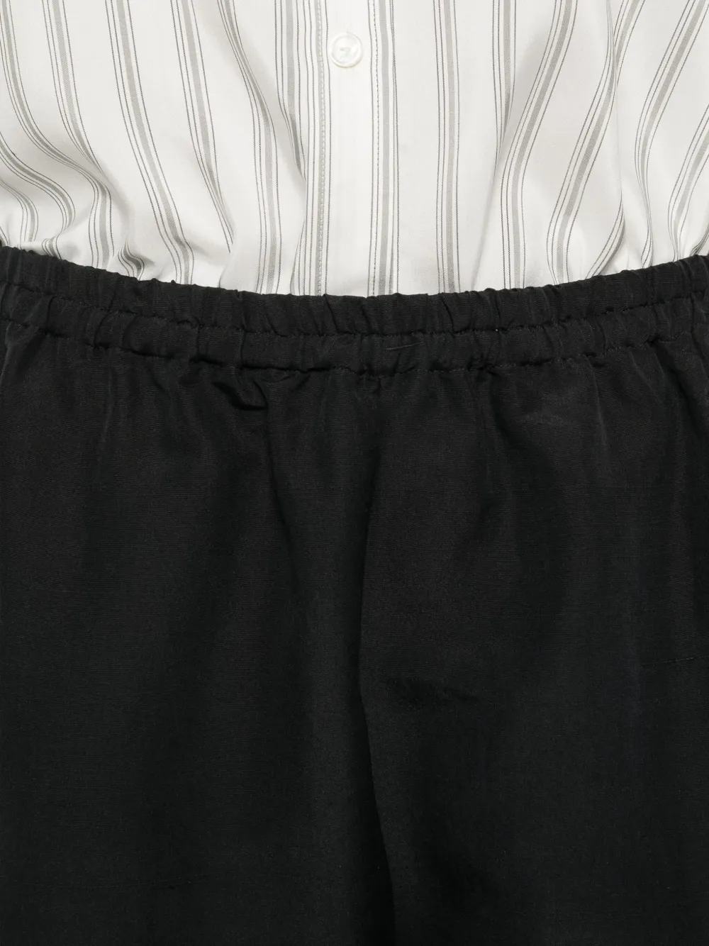 The Row Zijden broek Zwart