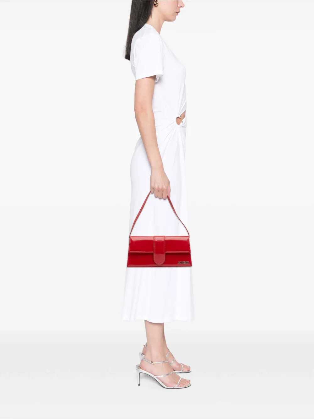 Jacquemus Pre-Owned 2020-2025 Patent Le Bambino Long shoulder bag | Pre-Owned | Image 2