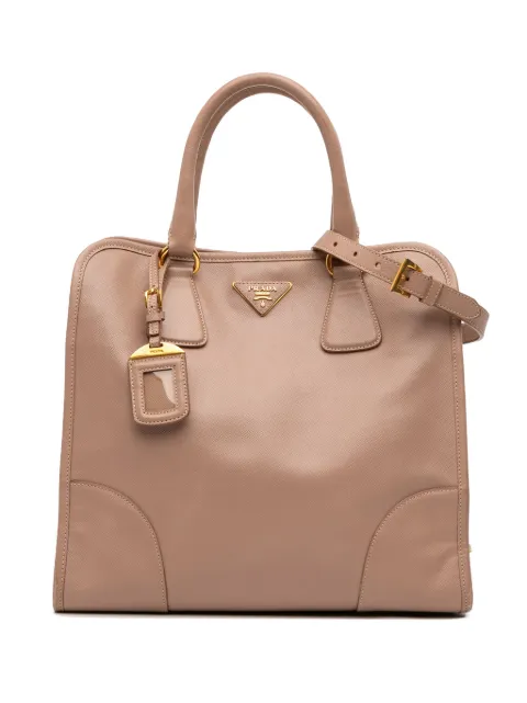 Prada Pre-Owned 2000-2025 Saffiano Lux Shopping Tote satchel