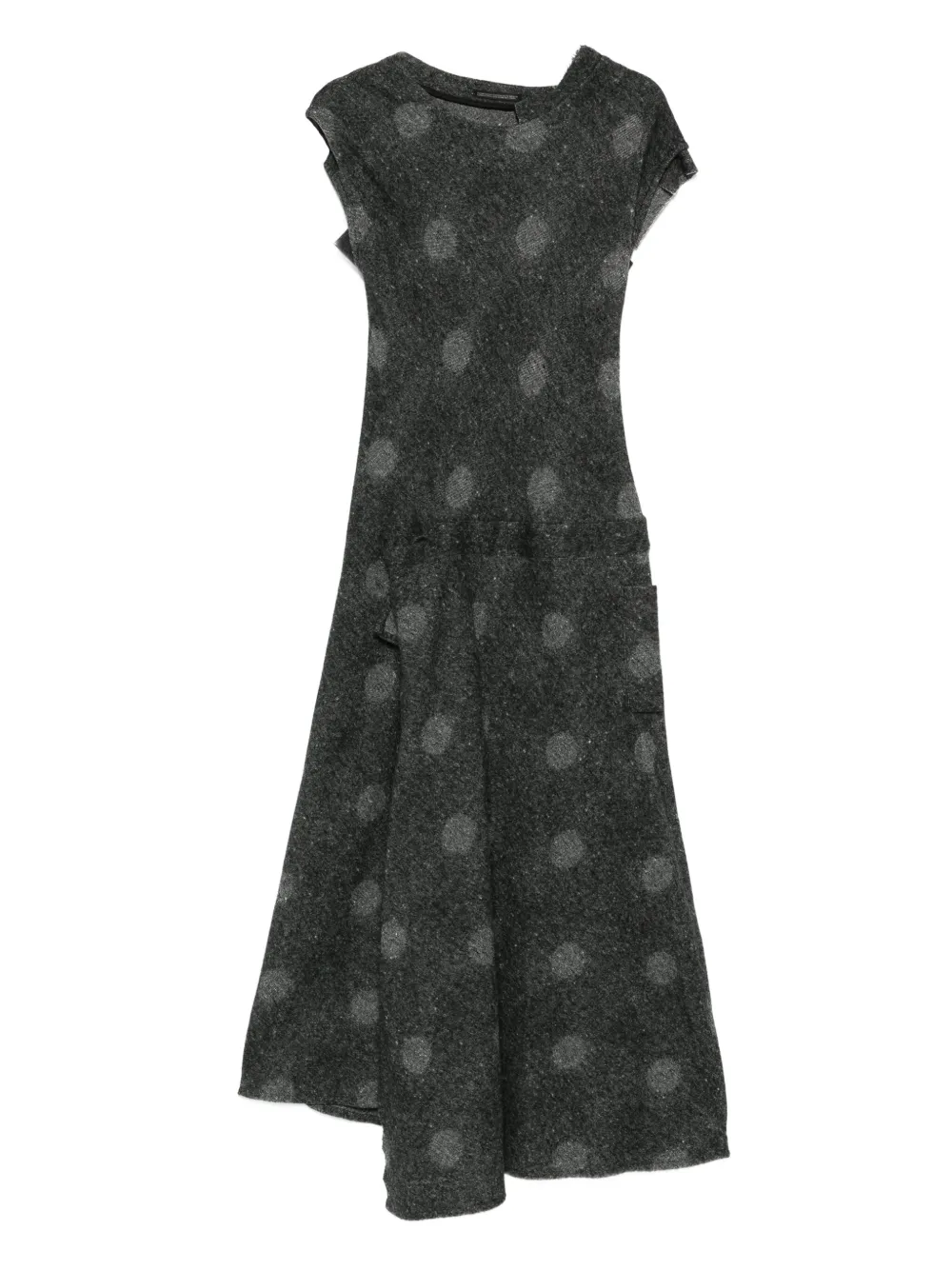 Yohji Yamamoto polka-dot dress - Nero