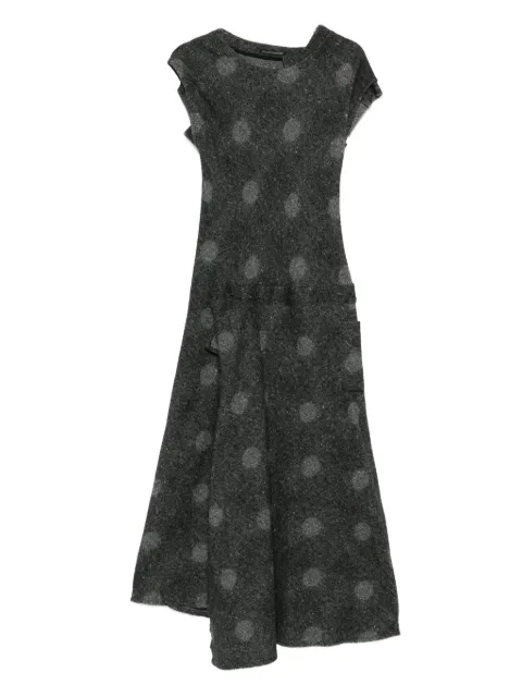 Yohji Yamamoto vestido con motivo de lunares