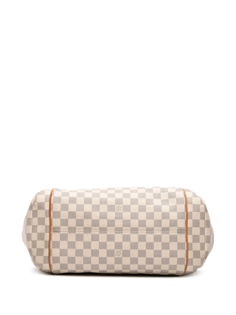 Pre-owned Louis Vuitton 2010 Damier Azur Totally Gm Shoulder Bag In White