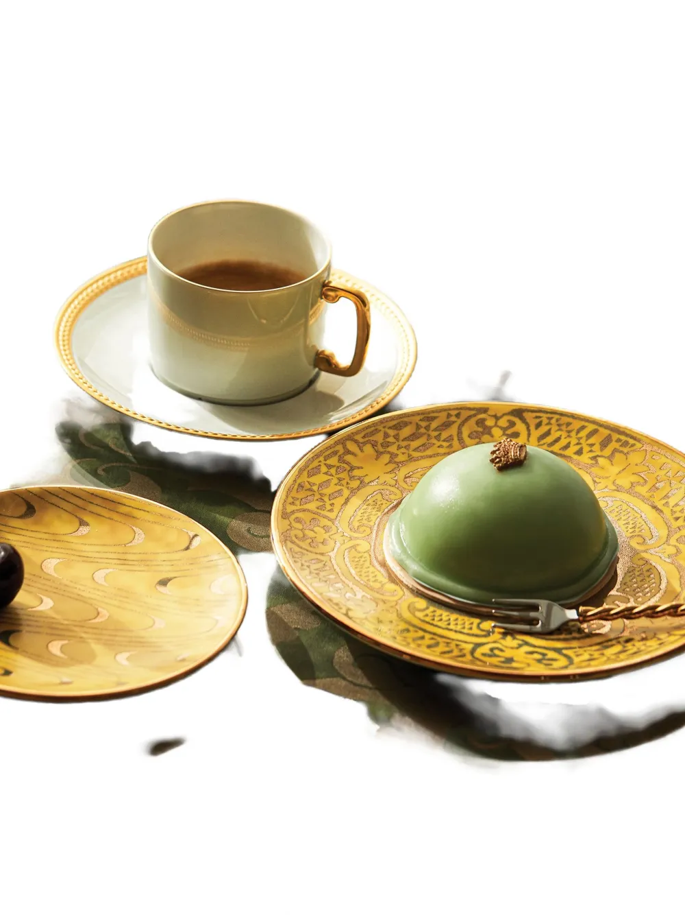 L'objet Fortuny Laotze Tray (56cm X 41cm) In Green