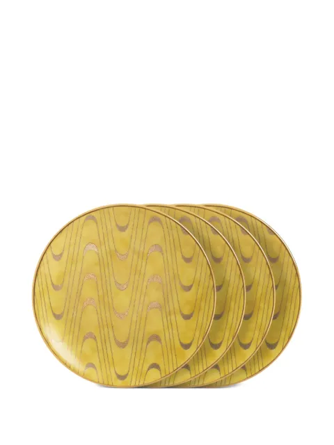 L'Objet Fortuny Apollo canape plates (set of four)
