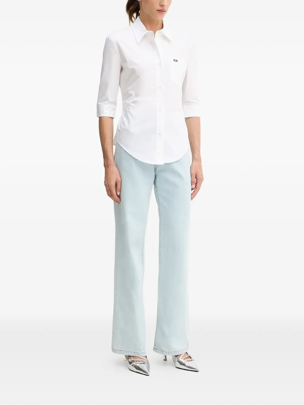 Miss Sixty button-fatening shirt - Wit