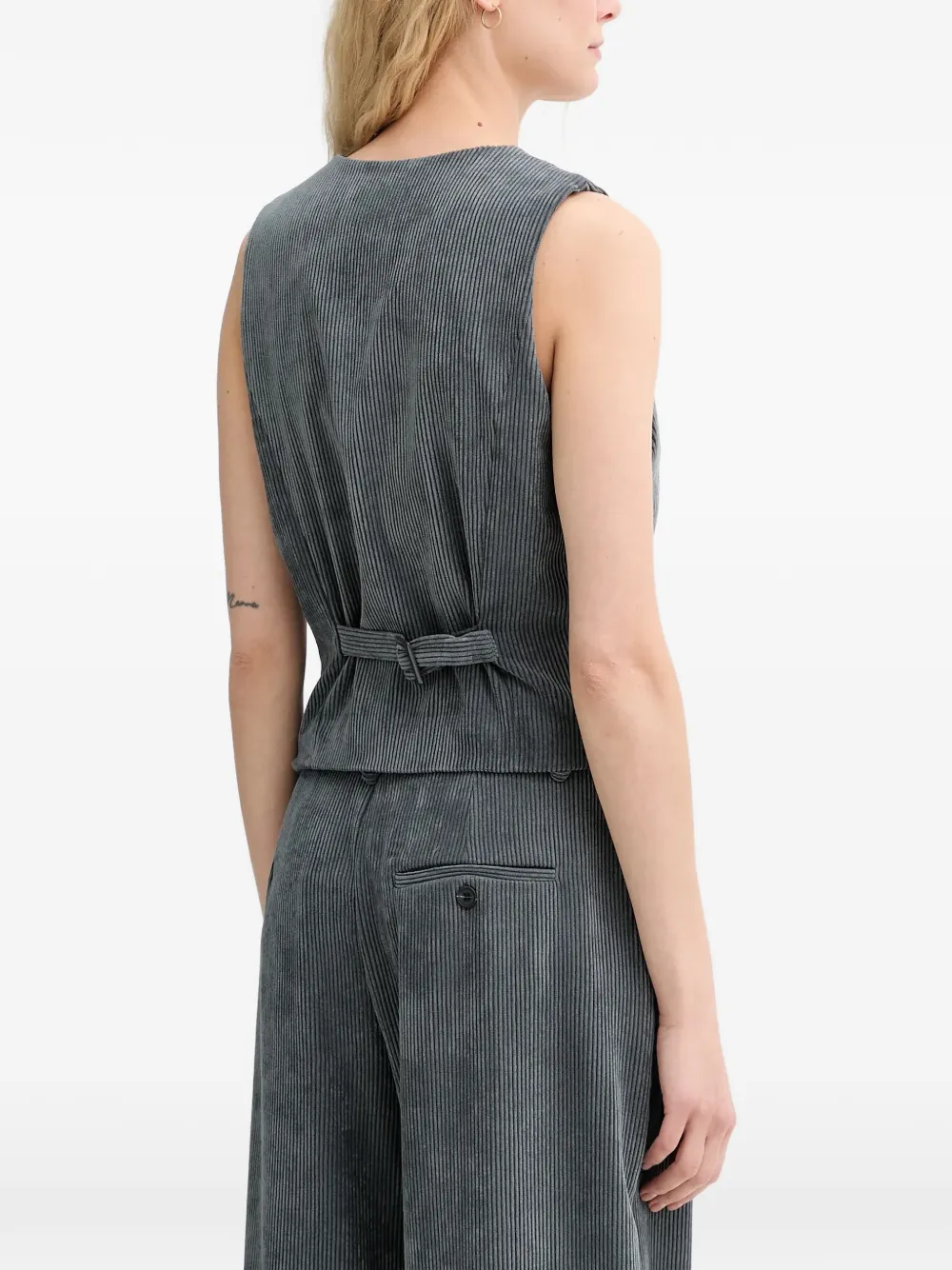  Munthe Lillian V-neck Vest - Grey 
