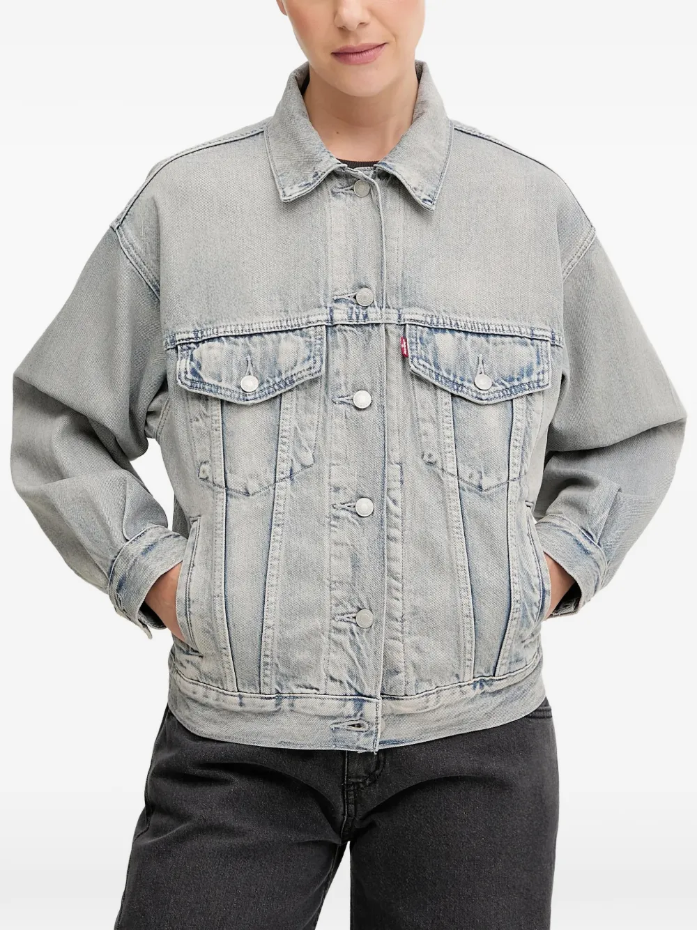 Levi's Trucker acid-wash denim jacket
