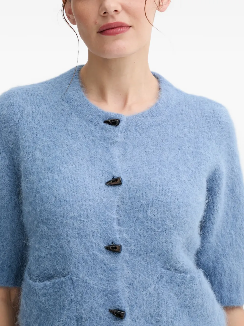 MUNTHE Locca vest met korte mouwen Blauw