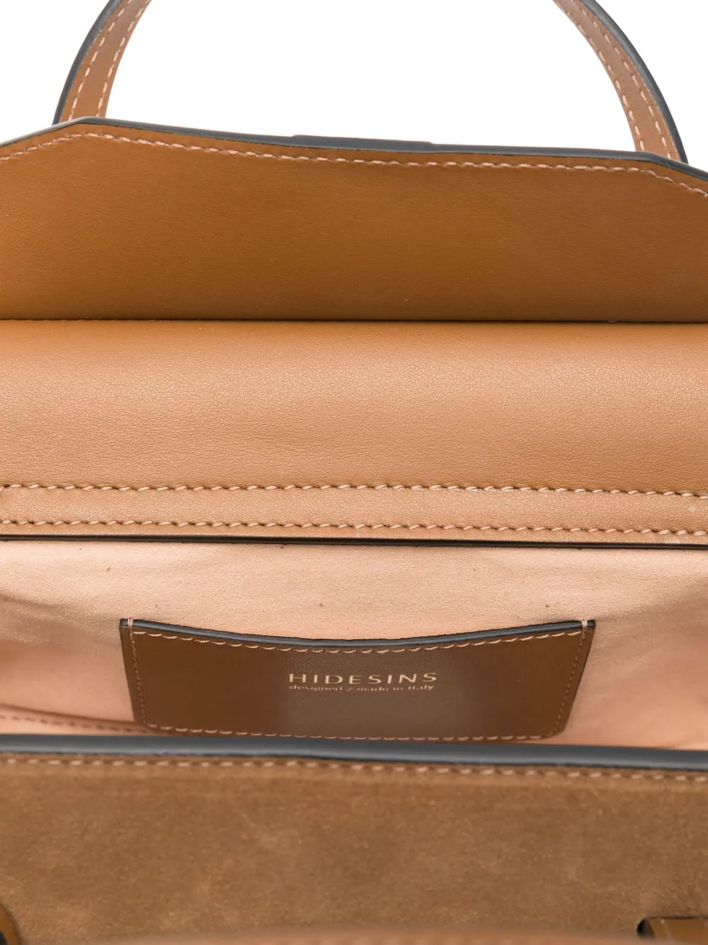 Hidesins Suede Tote Bag In Brown