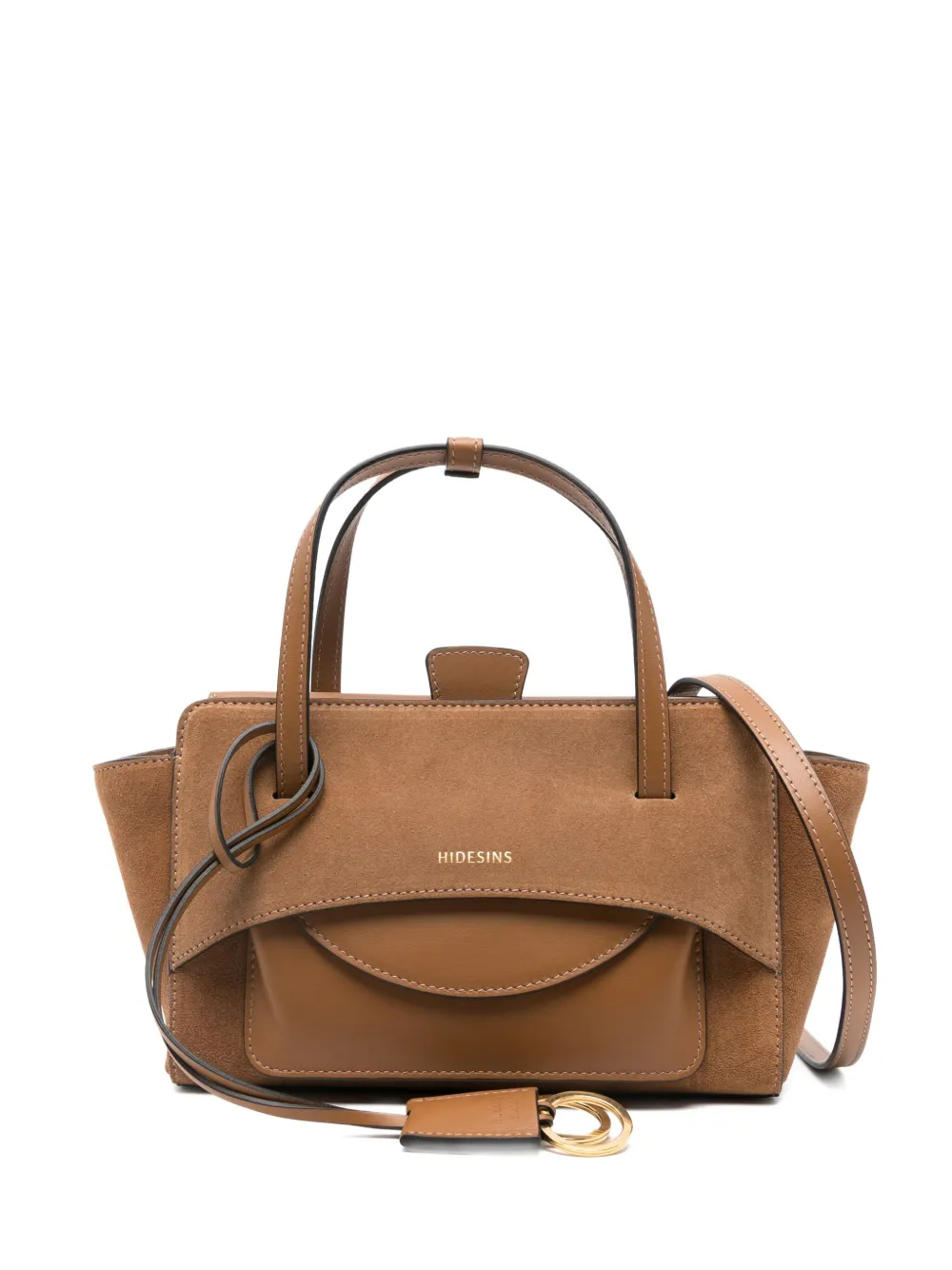 HIDESINS sac cabas en daim | marron | Image 1