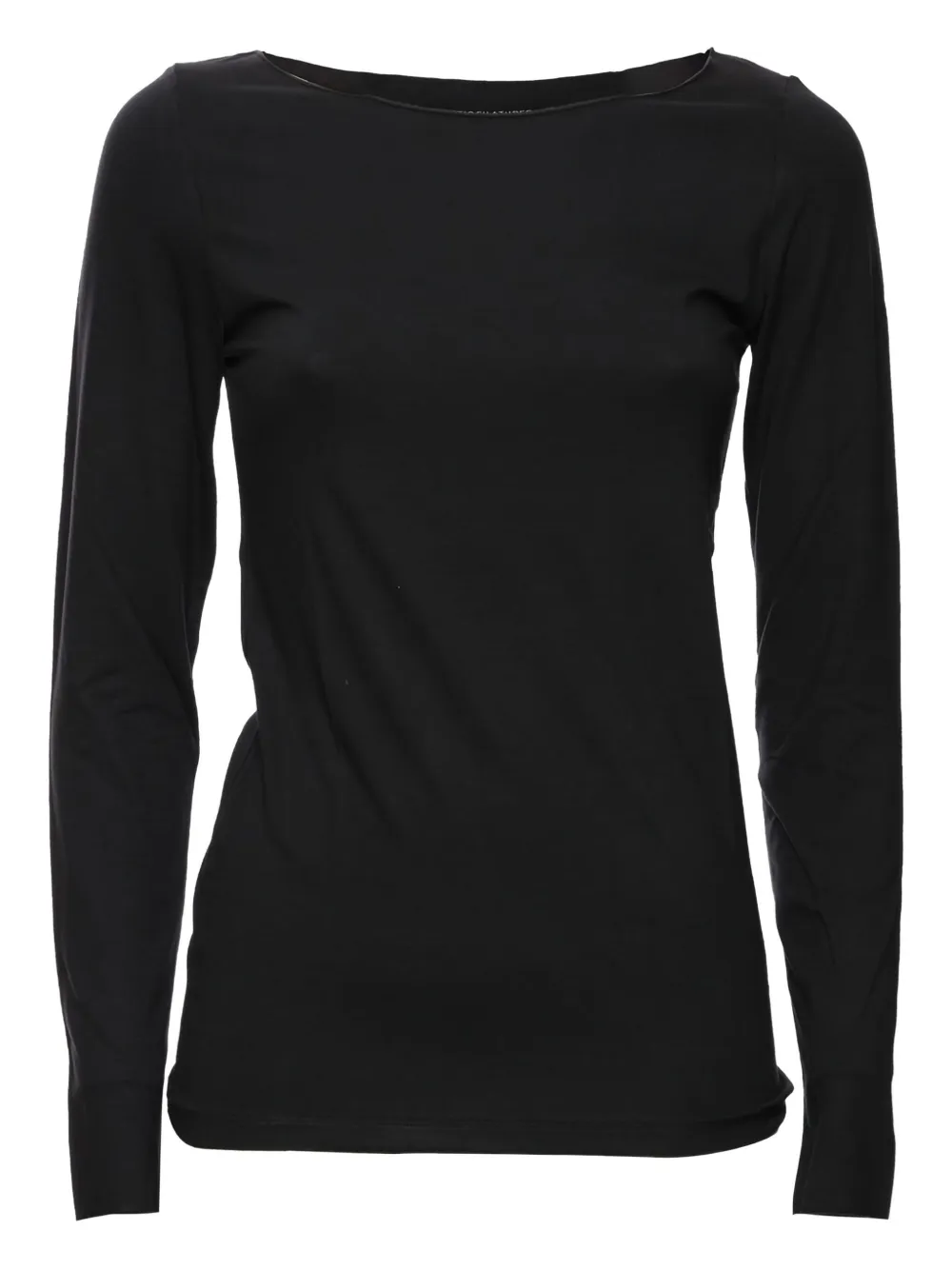 Majestic Long-sleeve T-shirt In Black