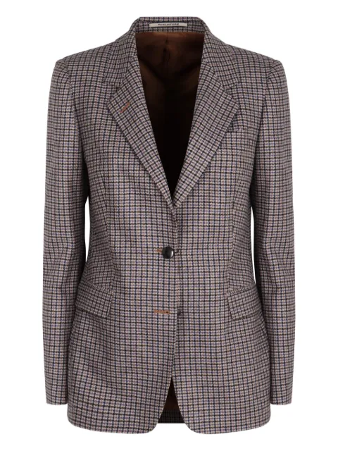 Tagliatore blazer con botones y cuadros estampados