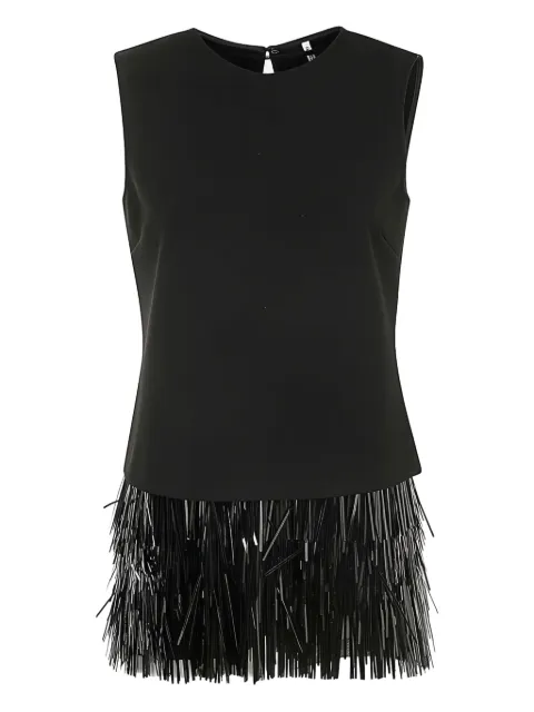 Liviana Conti sleeveless fringed blouses