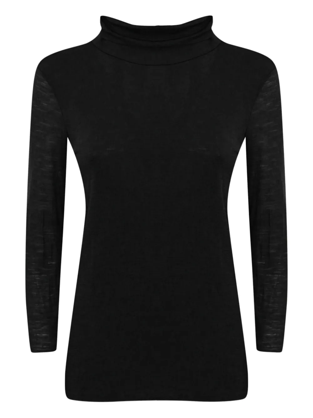 Liviana Conti roll-neck top - Nero