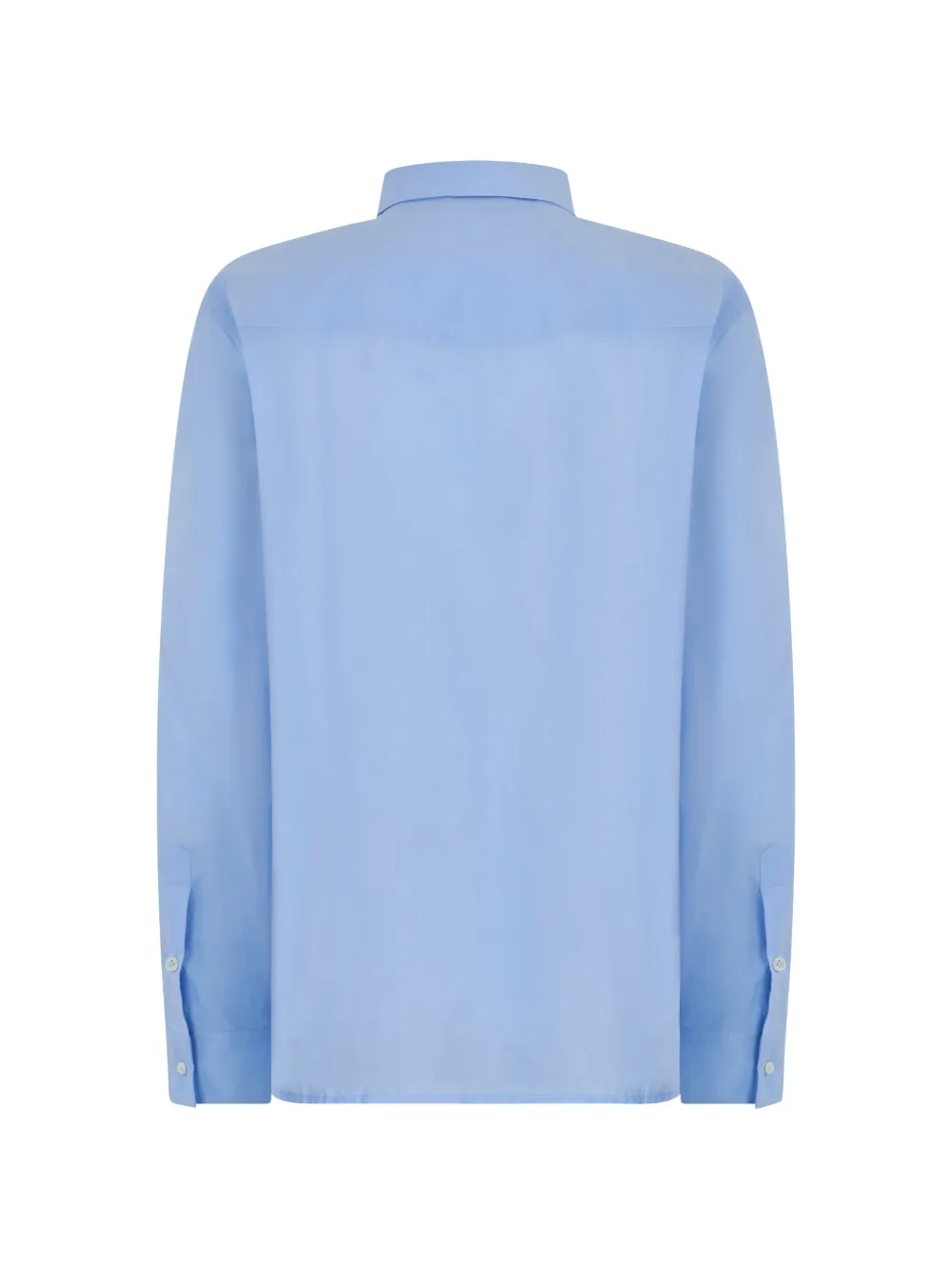 Paolo Pecora Overhemd met geplooide bies Blauw