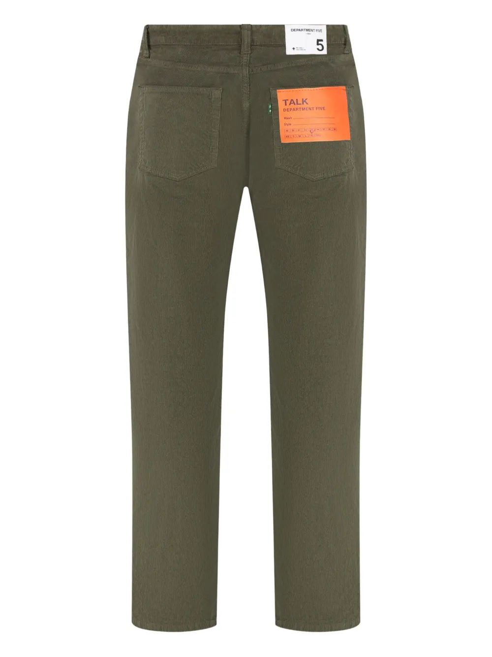 Department 5 corduroy trousers - Groen