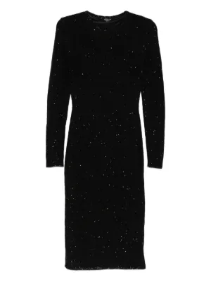 alex evening formal dresses Alex Evenings Chloe Contour Cascade Ruffle Dress NAVY / 14