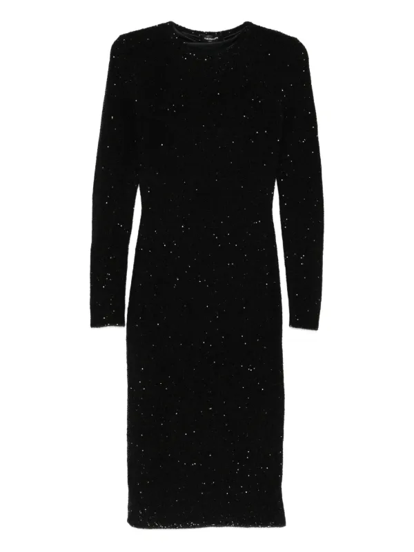 fabiana filippi sequin embellished knitted dress Fabiana Filippi Sequinned Knit Dress | Grey