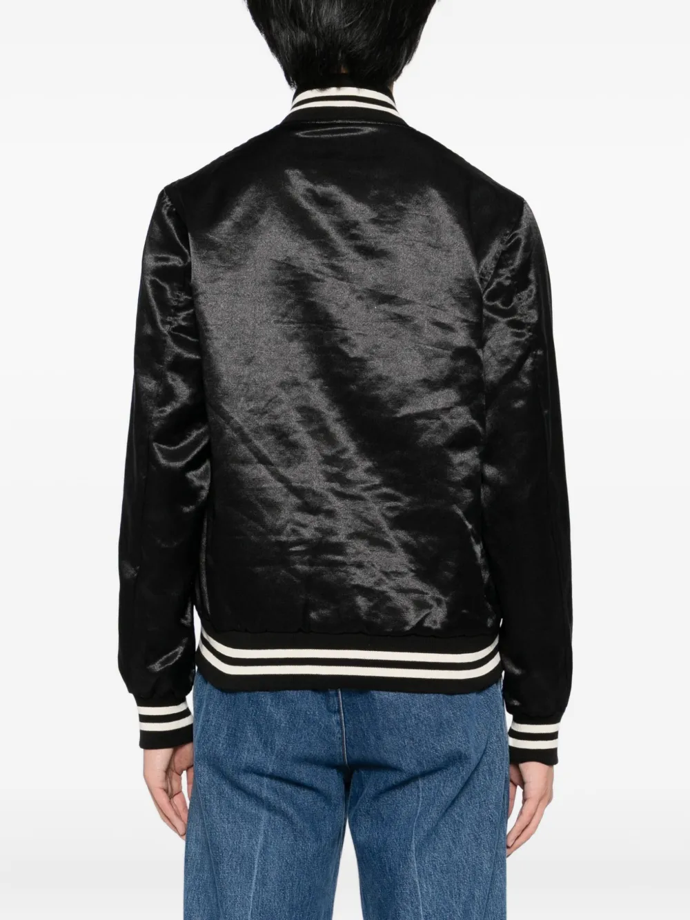 The Brooklyn Circus Varsity Bomber Jacket In Black