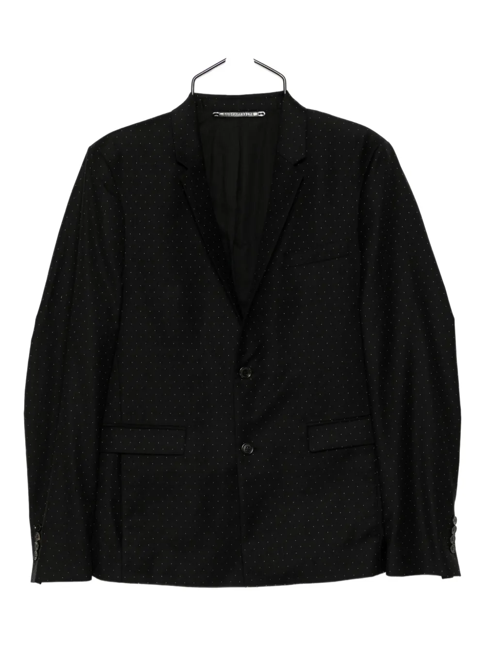 Kris Van Assche Micro Polka-dot blazer | Black | Image 1