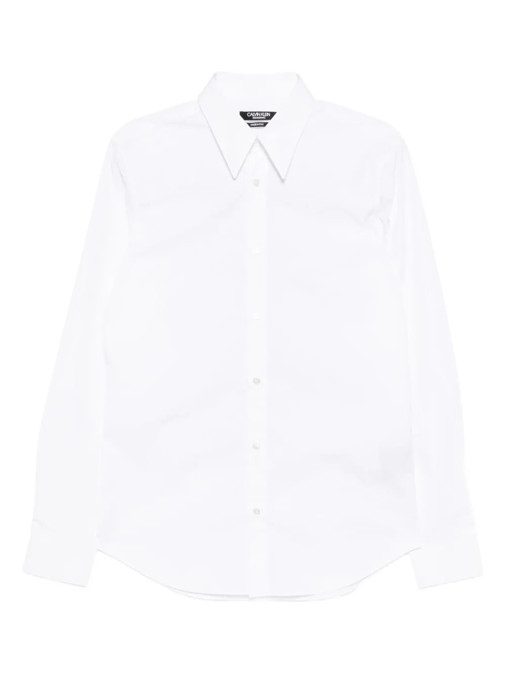 Calvin Klein camisa con eslogan bordado | blanco | Image 1