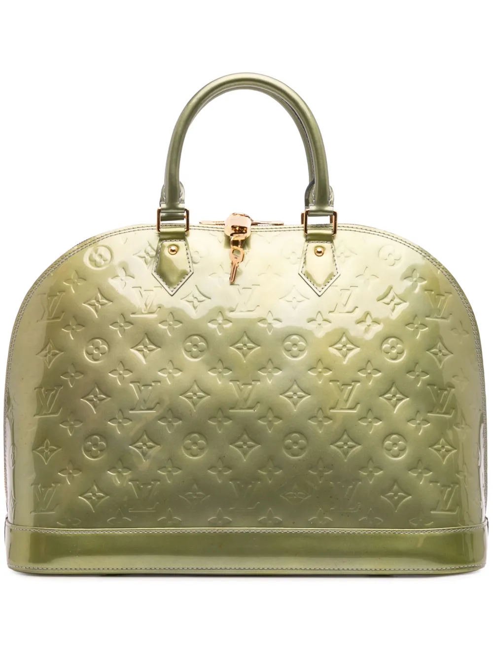 Louis Vuitton Pre-Owned 2011 Monogram Vernis Alma GM handbag - グリーン Louis Vuitton Pre-Owned 2011 Monogram Vernis Alma GM handbag - グリーン