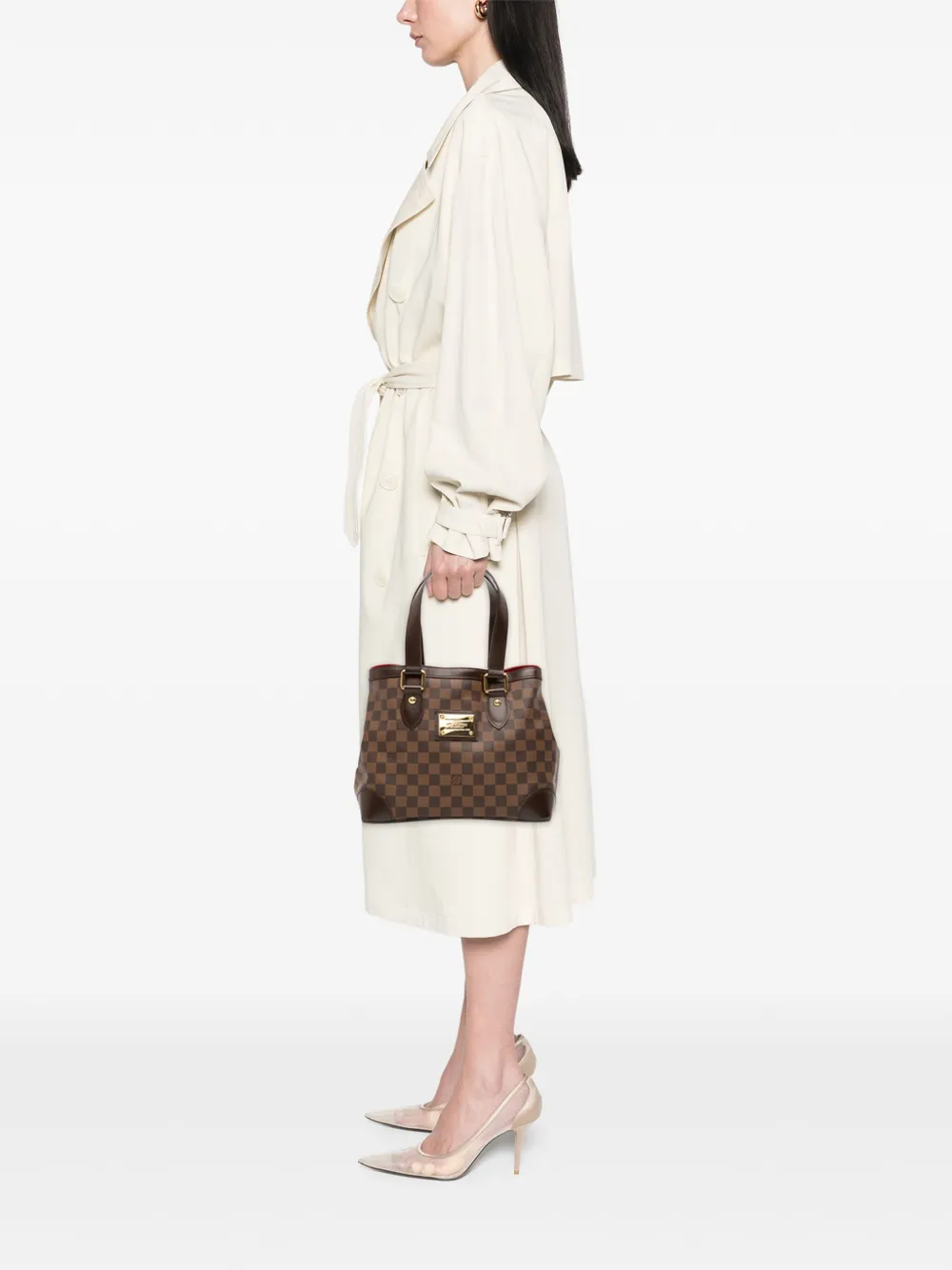 Louis Vuitton Pre-Owned 2008 Damier Ebene Hampstead PM tote bag | Pre-Owned | Image 2