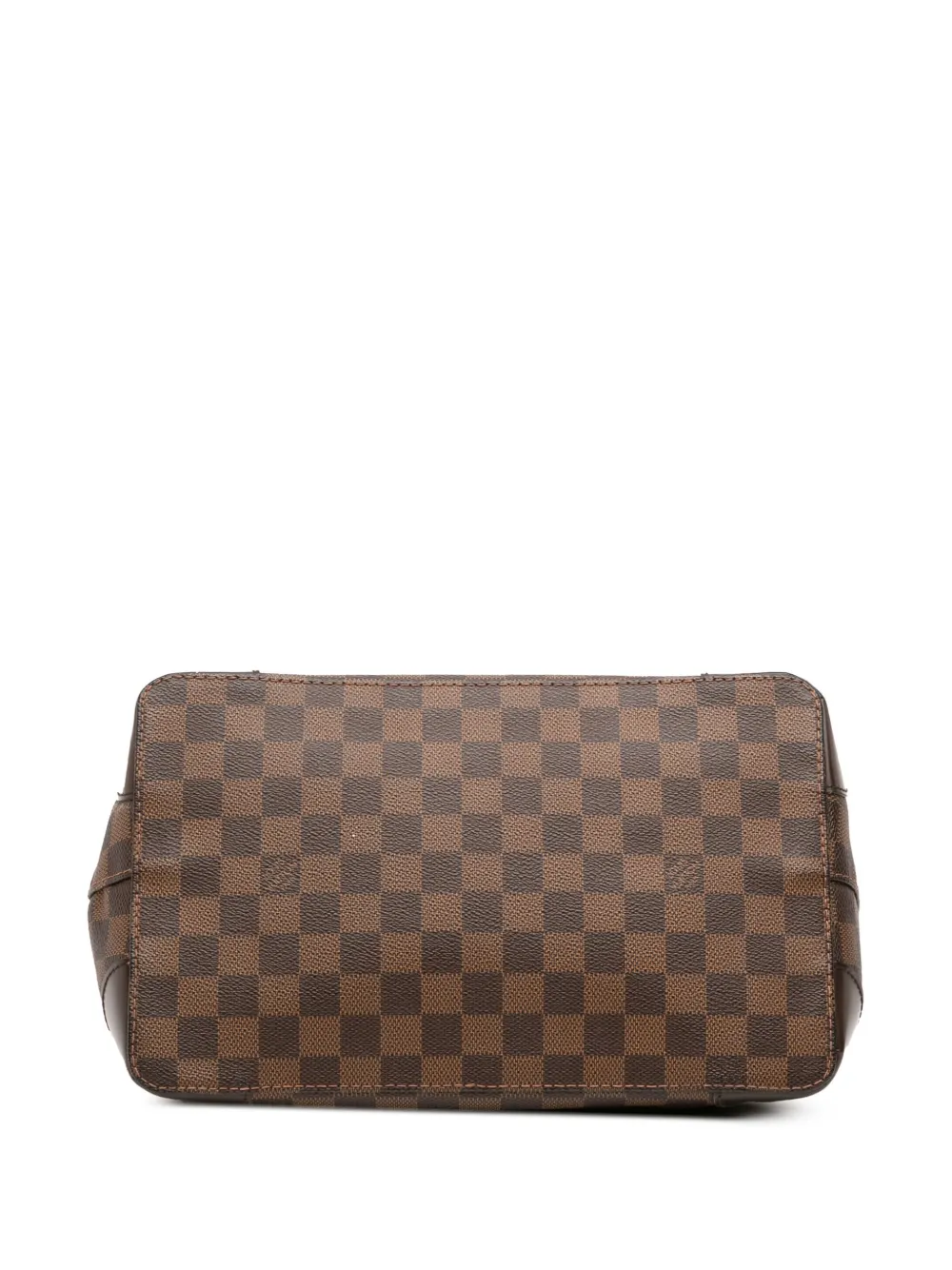 Pre-owned Louis Vuitton 2008 Damier Ebene Hampstead Pm Tote Bag In Brown