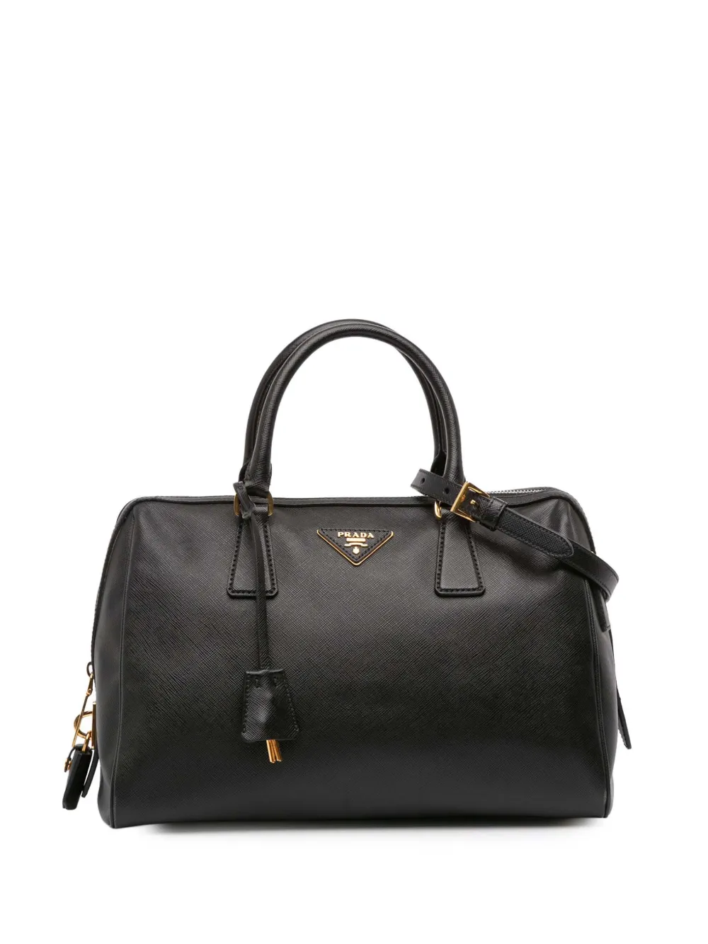 Prada Pre-Owned 2010-2025 Saffiano Lux Convertible Bowler Bag satchel Prada Pre-Owned 2010-2025 Saffiano Lux Convertible Bowler Bag satchel