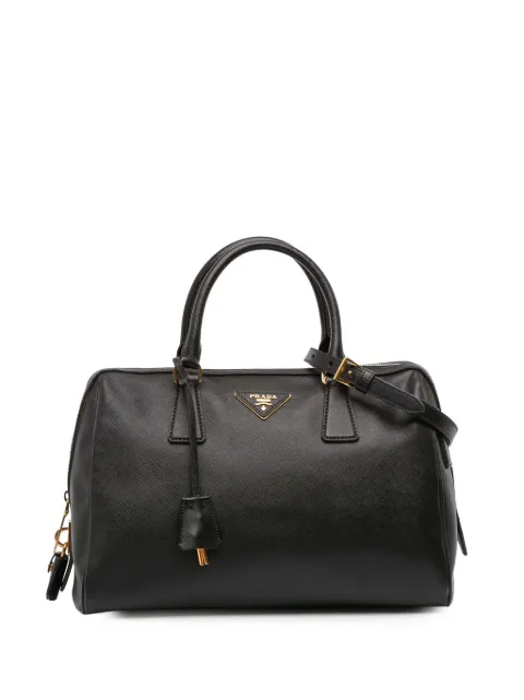 Prada Pre-Owned 2010-2025 Saffiano Lux Convertible Bowler Bag satchel