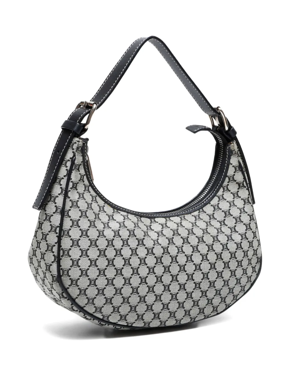 Pre-owned Celine 2000-2020s Macadam Handbag In Gray