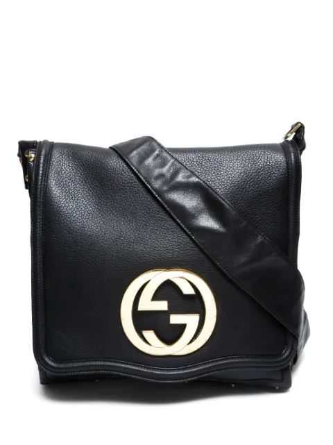 Gucci Pre-Owned Interlocking G 单肩包（2000-2020年代典藏款）