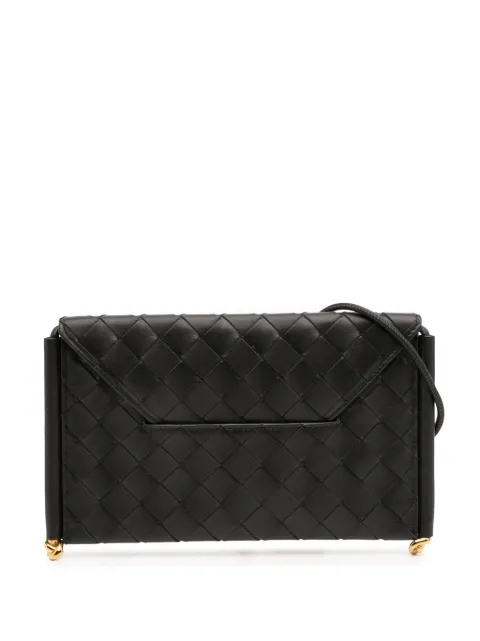 Bottega Veneta Pre-Owned 2021-2025 Calfskin Intrecciato Solstice Phone Pouch crossbody bag